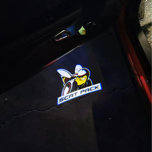 2PCS LED Door Puddle Lights for Mopar